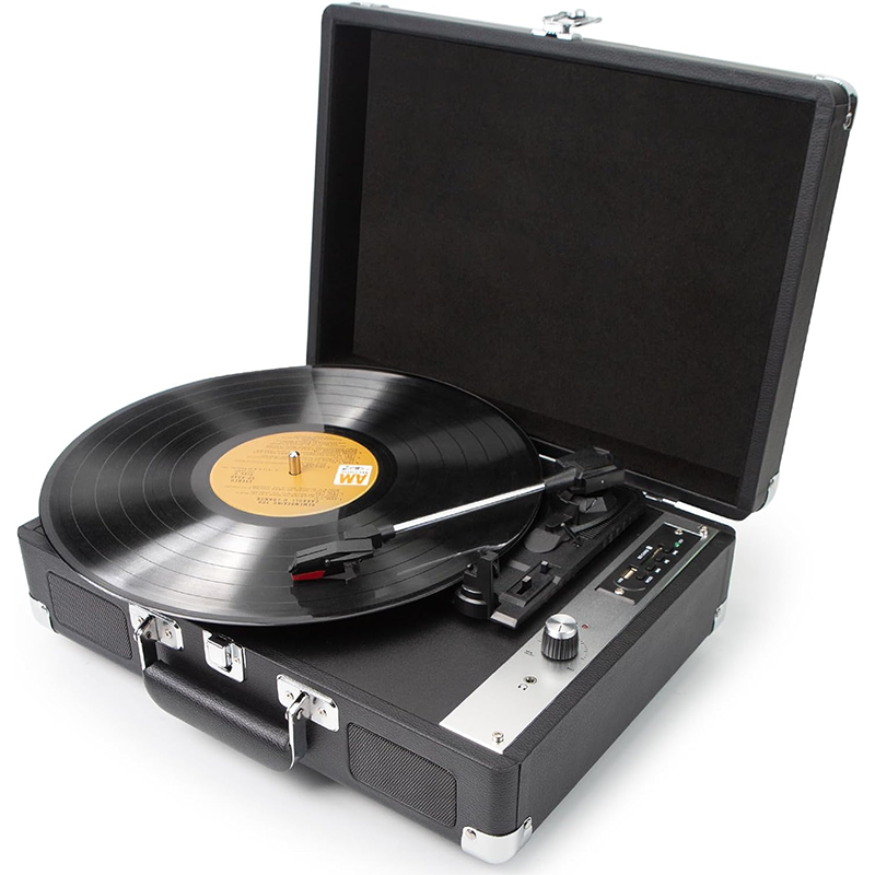 Musical Instrument Triangle - Vinyl platenspeler P01, Bluetooth-koffer met 3