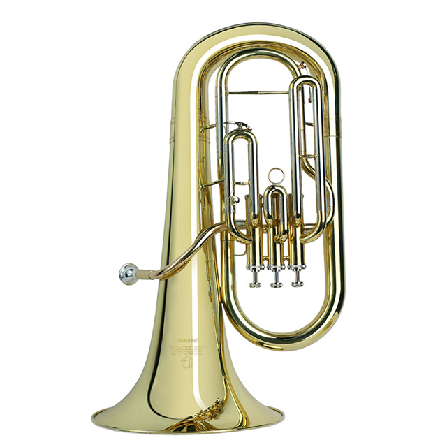 Musical Instrument Euphonium - Bb platte compensatie-euphonium, gelakte afwerking, messing