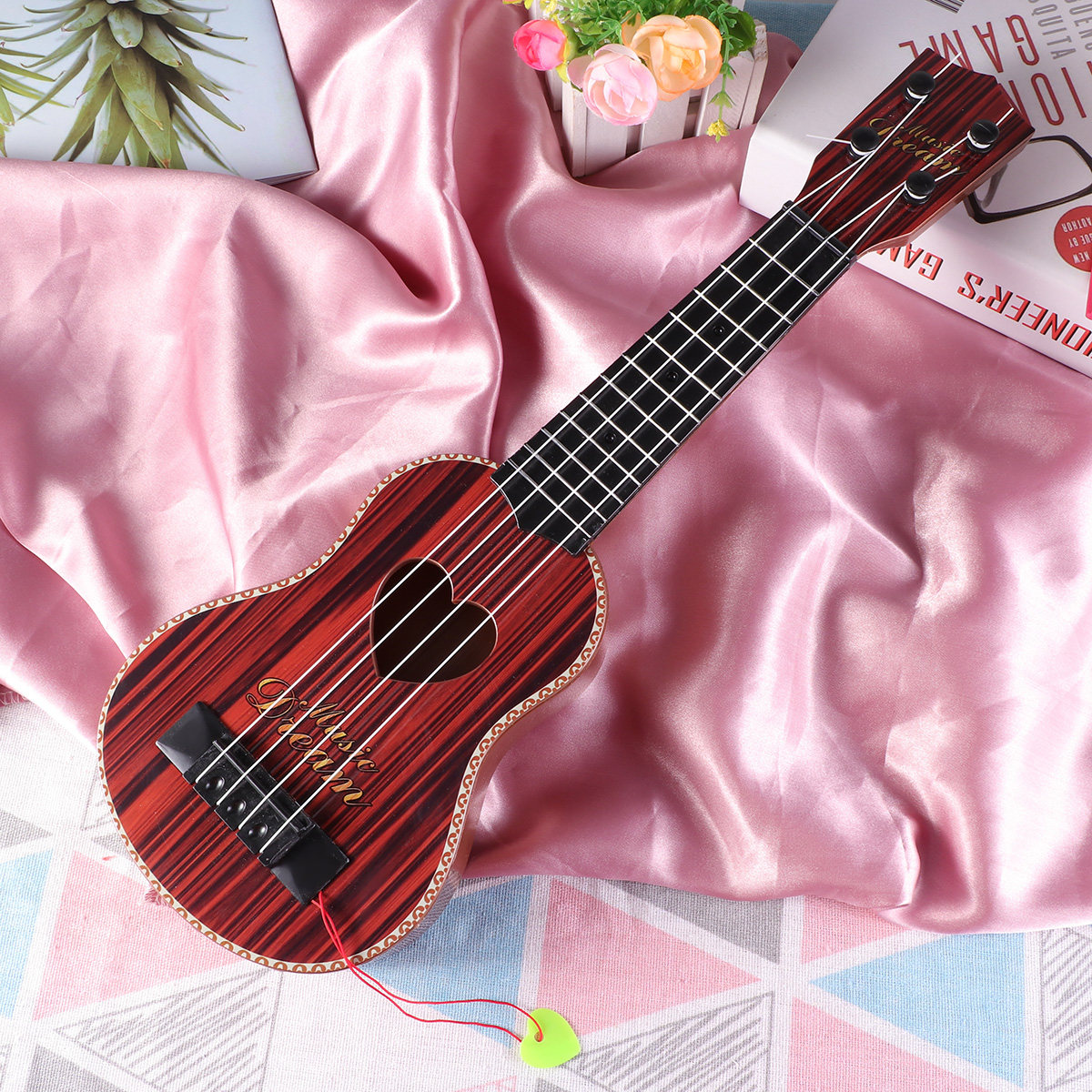 Musical Instrument Harmony - Mini-ukulele 44 cm bruin, helder glanzende