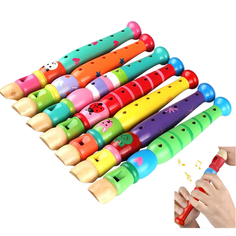 Musical Instrument Project - 2 stks Houten Fluit 20 cm