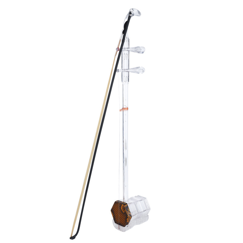 Erhu Violin Chinese - Zeshoekige Erhu Nieuwe Stijl Transparante Hars