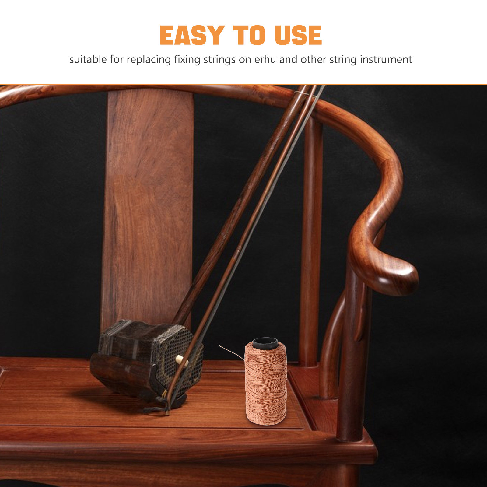Erhu Qianjin String Waxed verv - Erhu Violin Chinese recensie en prijs
